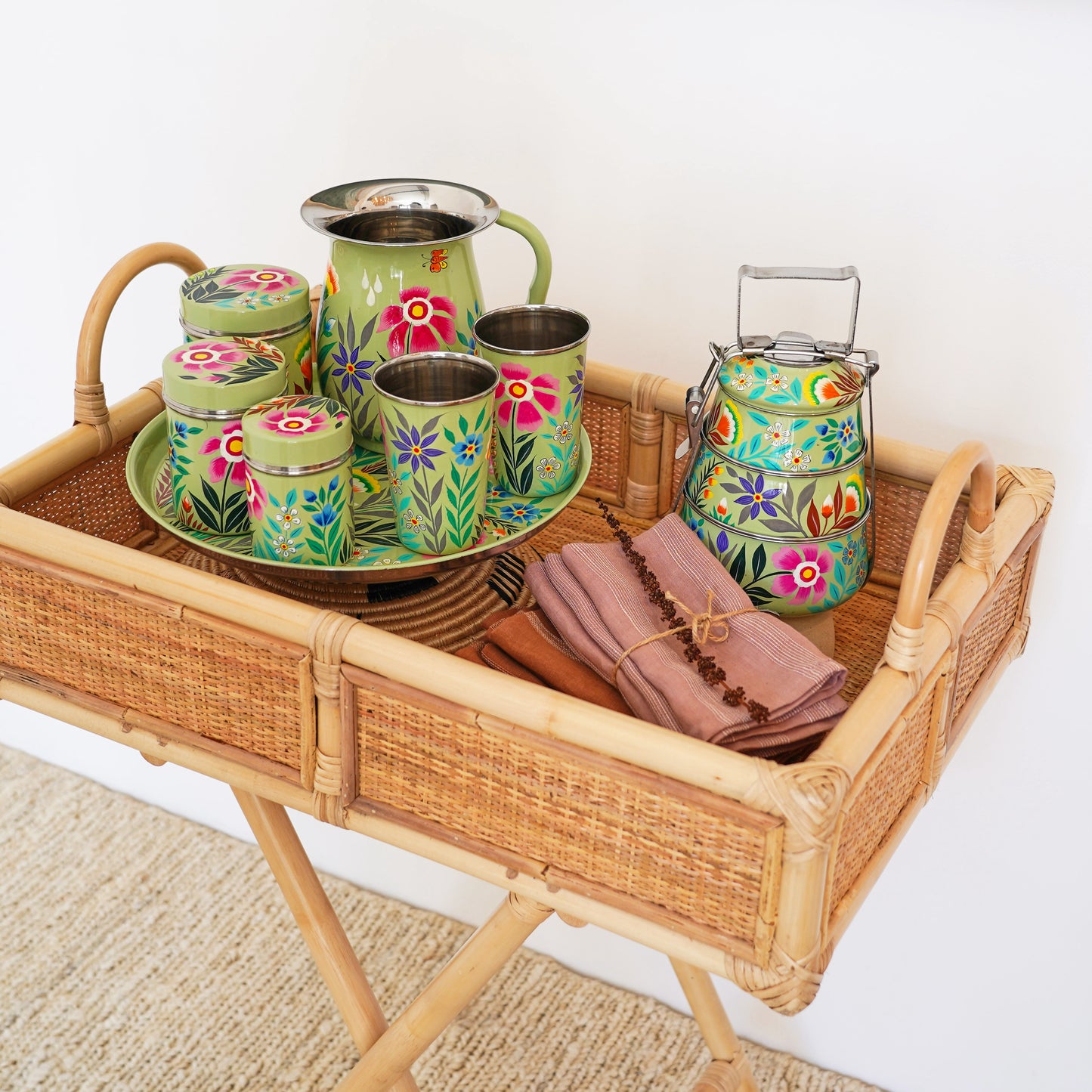 Classic Bamboo Tray with Stand
