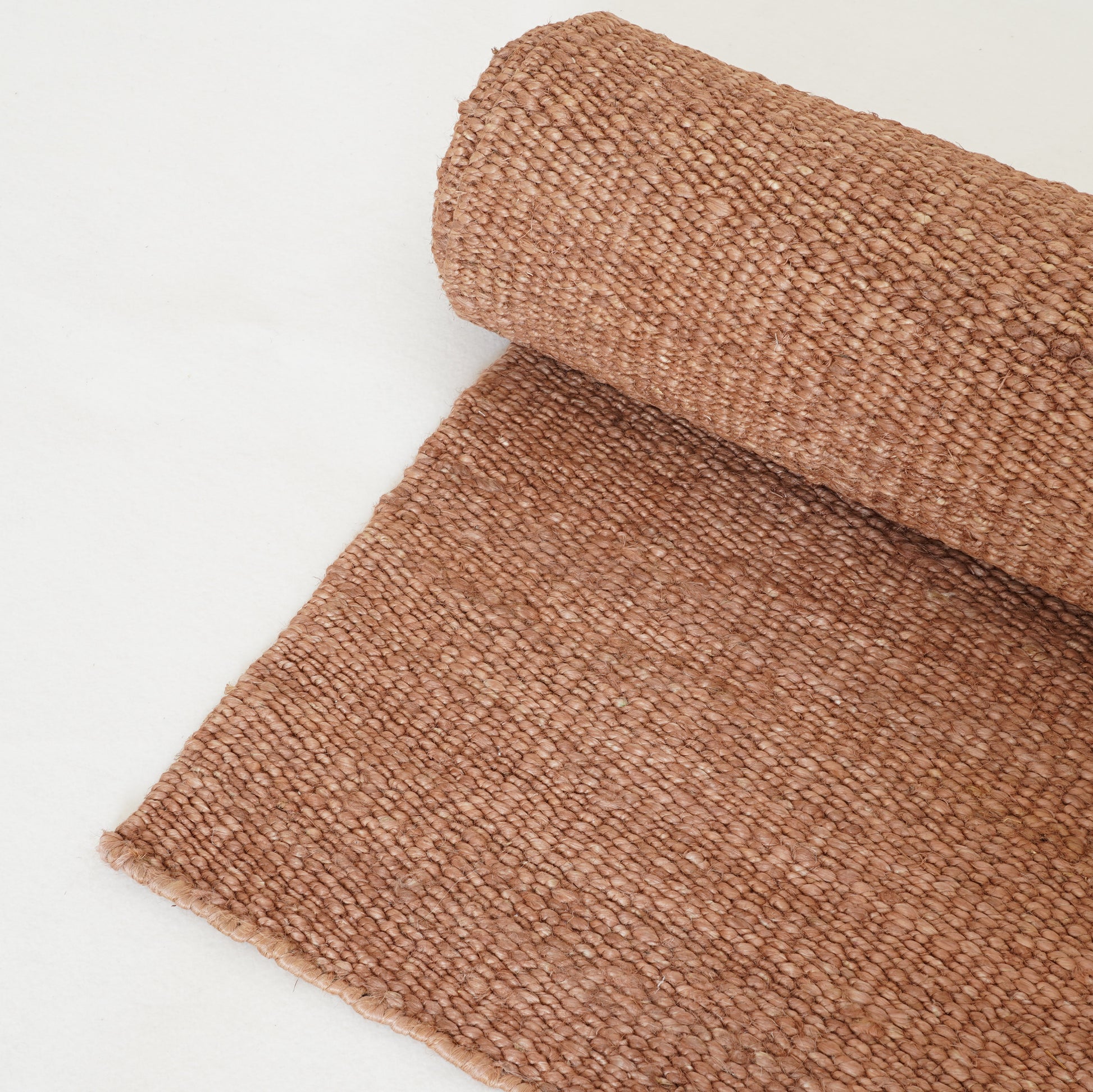 Rust jute rug – Canyon Oasis eco-friendly indoor rug - Tribe Rugs Collection