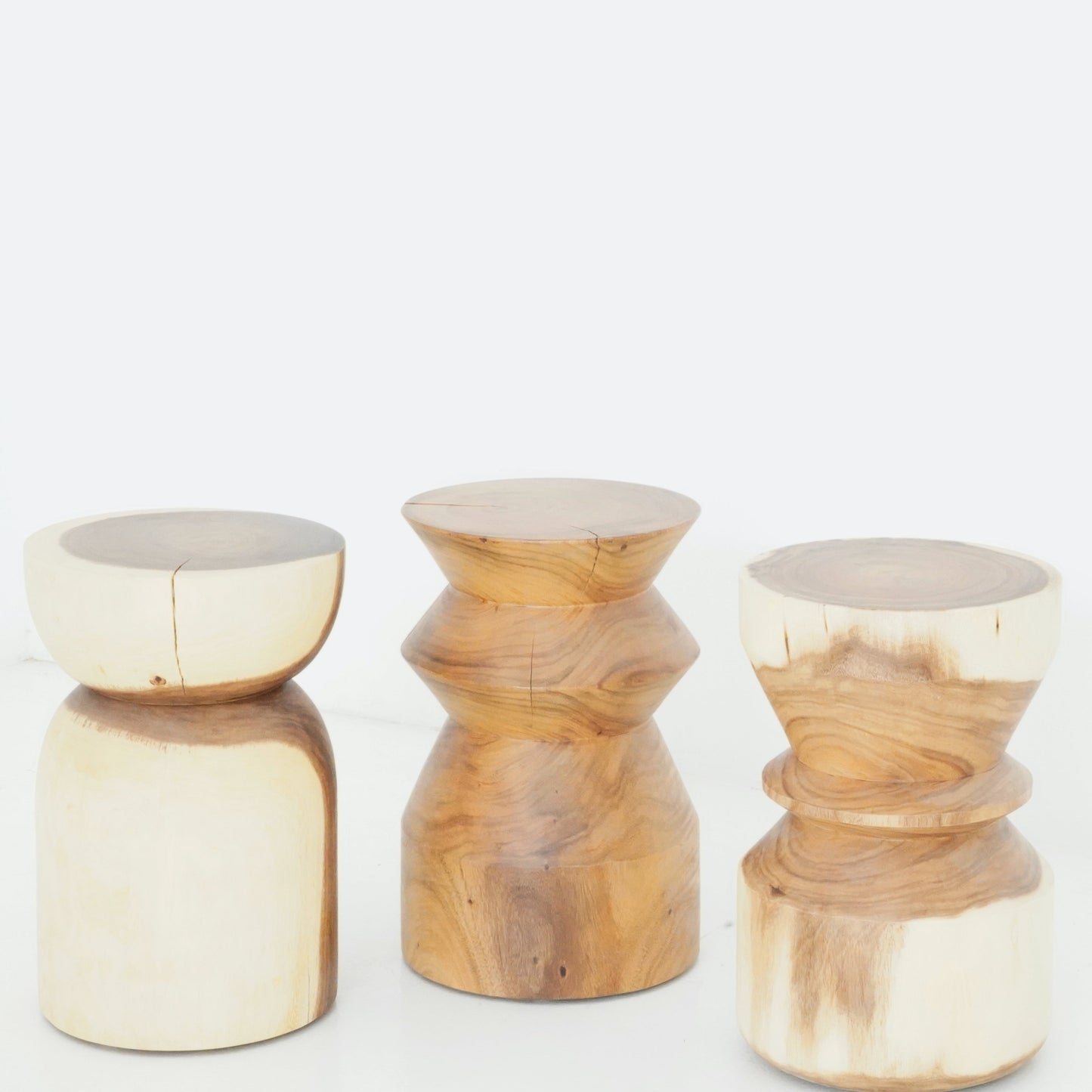 Handcrafted from Suar Wood, Silvano Side Table.