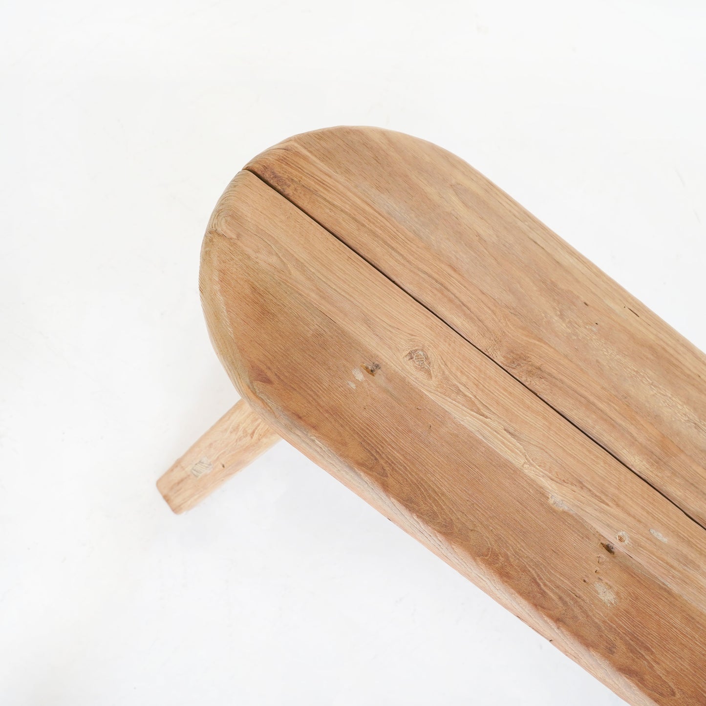 Crafted from Reclaimed Wood, the Houda Wooden Bench