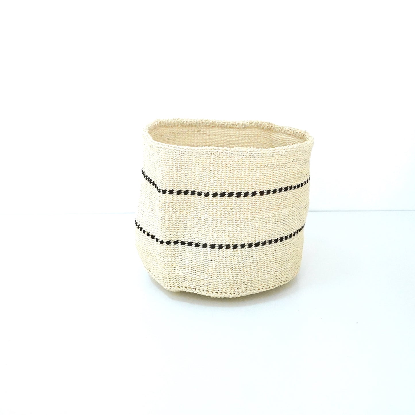 Sisal and Wool Collection - Kwame Basket