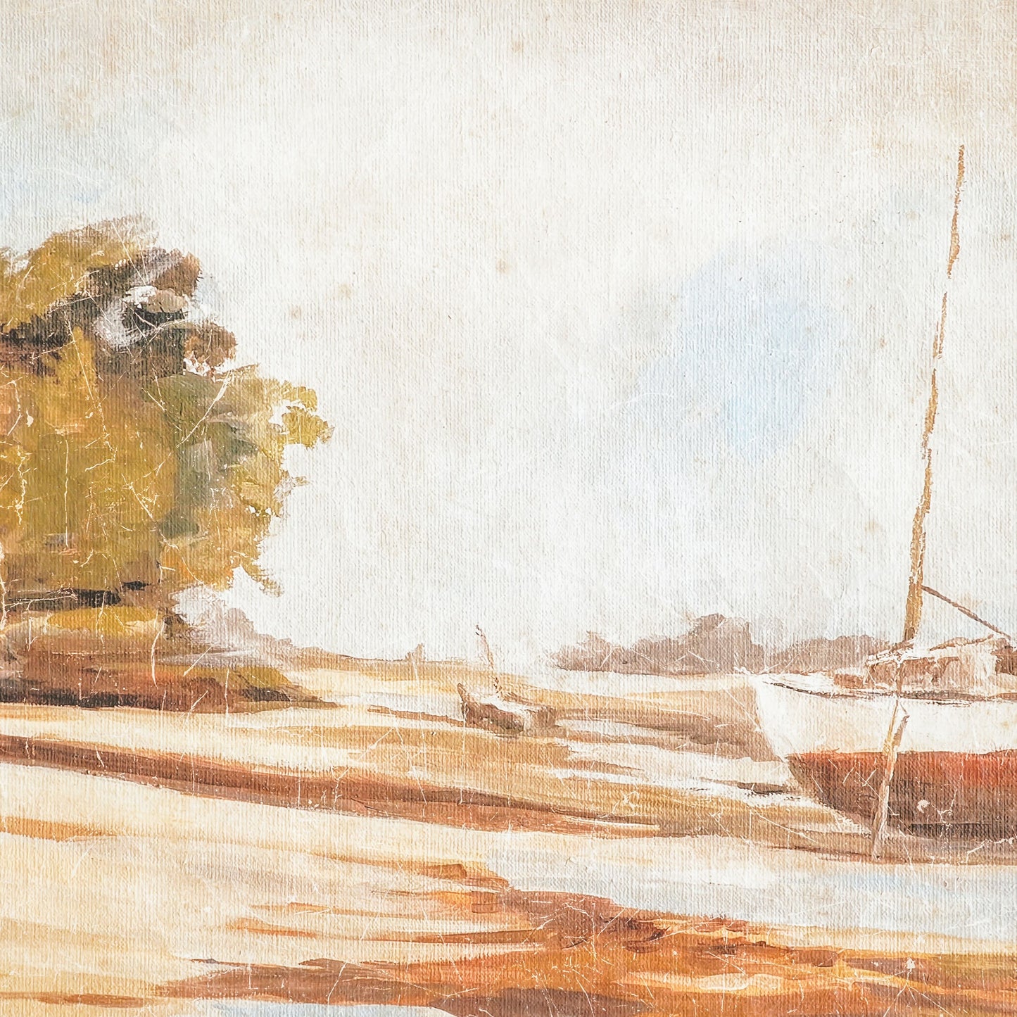 Luxe Banner Recycled Paper Print - Low Tide