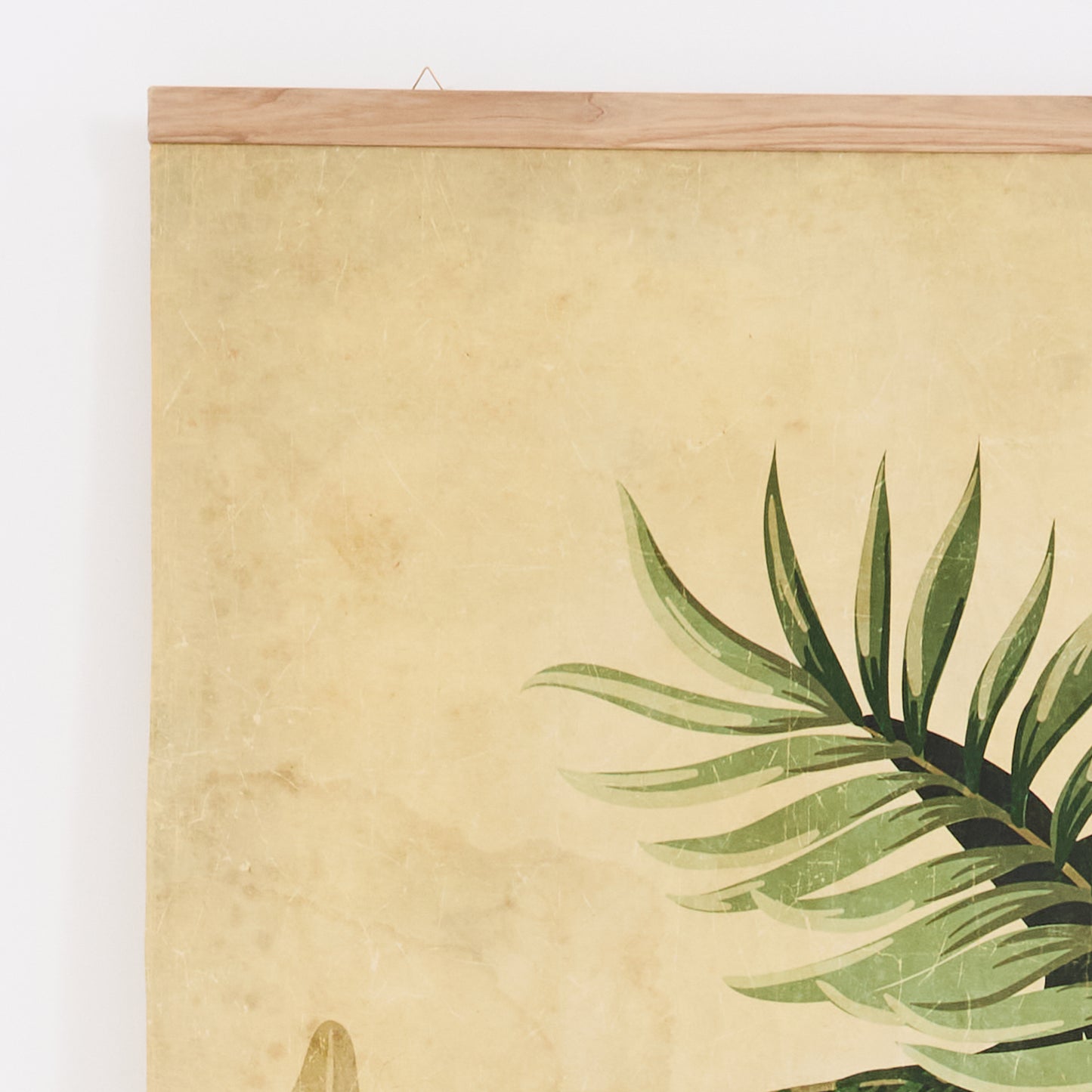 Luxe Banner Recycled Paper Print - Tropical Forest Triplet