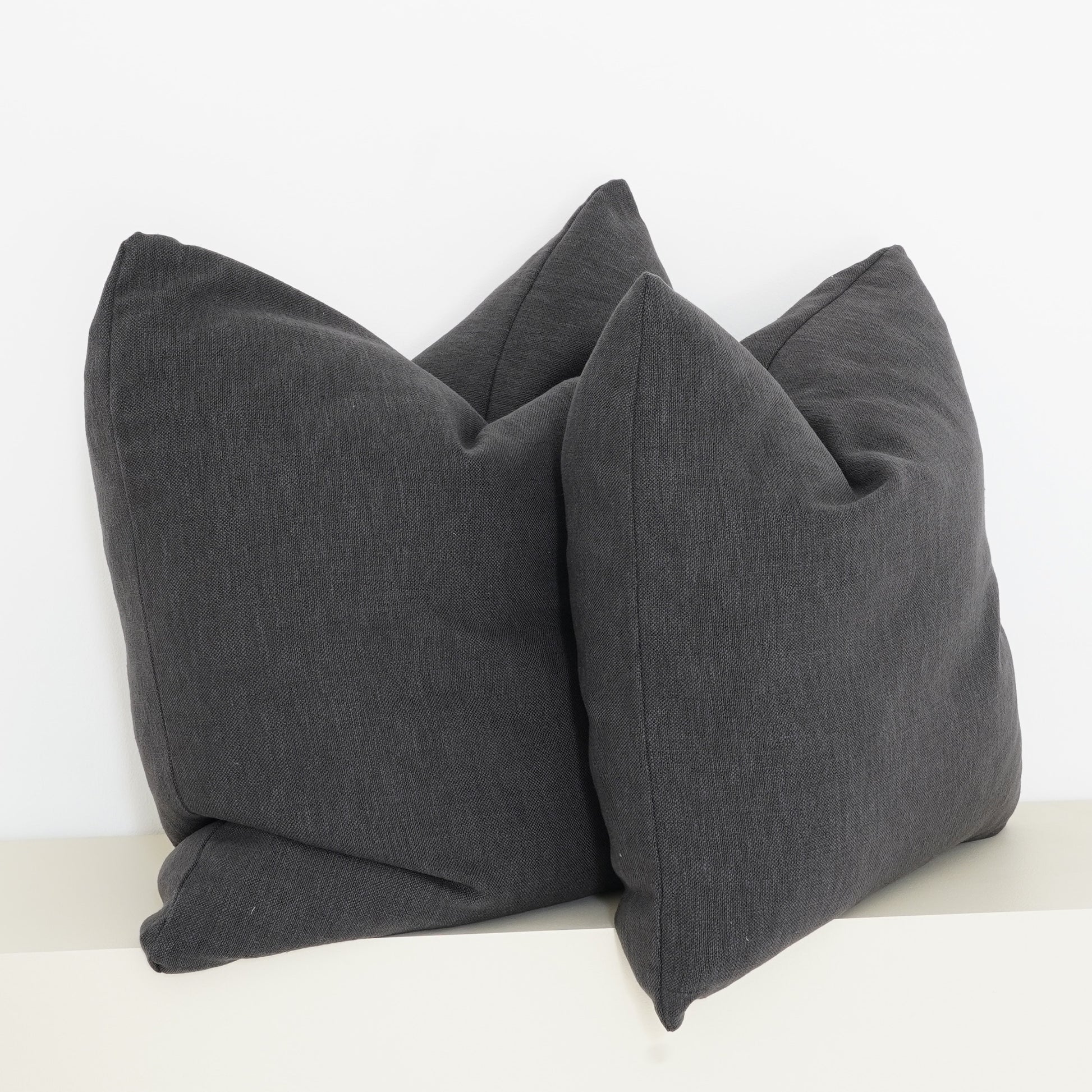 Charcoal Tribal Chic cushion in bold monochrome design.