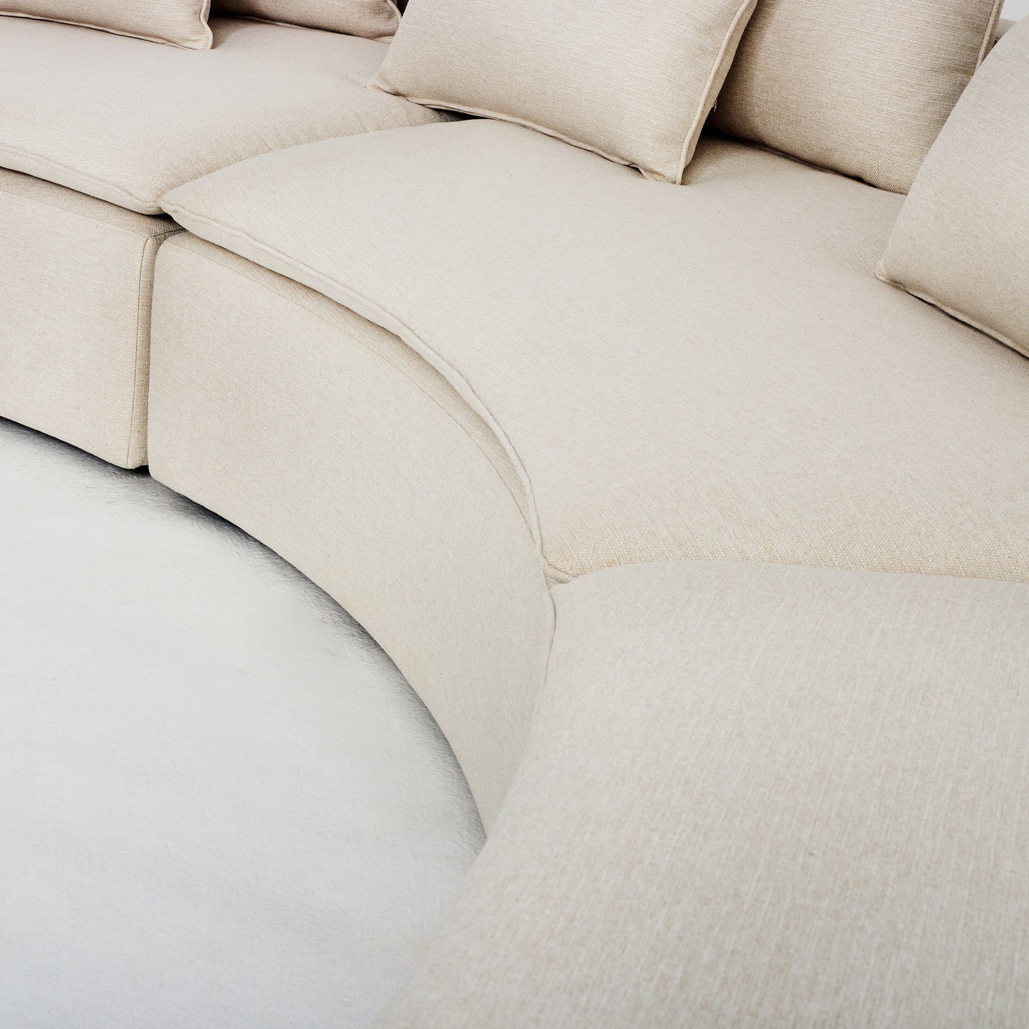 Curved Oasis Modular Sofa by Tribe Dubai