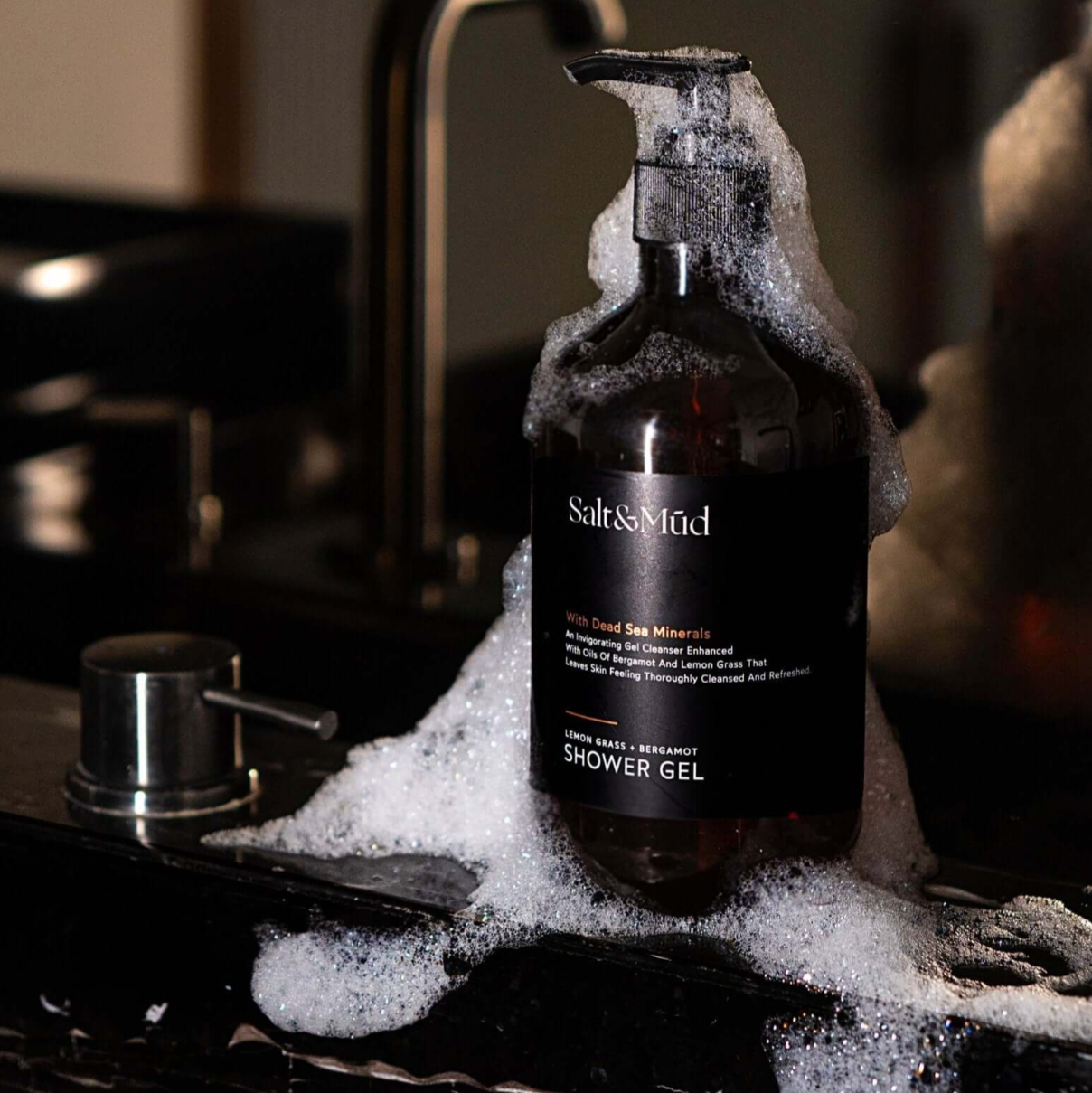 Shower Gel With Dead Sea Minerals By Salt & Mud