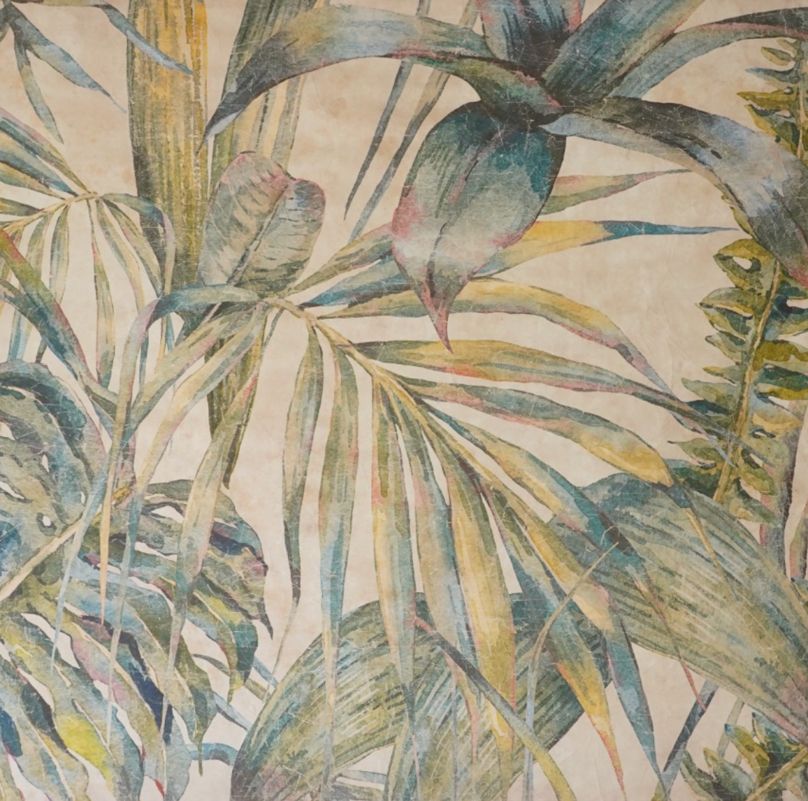 Luxe Banner Recycled Paper Print - Lush Vegetal