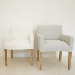 Signature Linen - Dining Chair with Arm