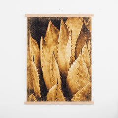 Luxe Banner Recycled Paper Print - Botanical Agave