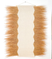 Husk Collection- Chawal Ivory Wall Art