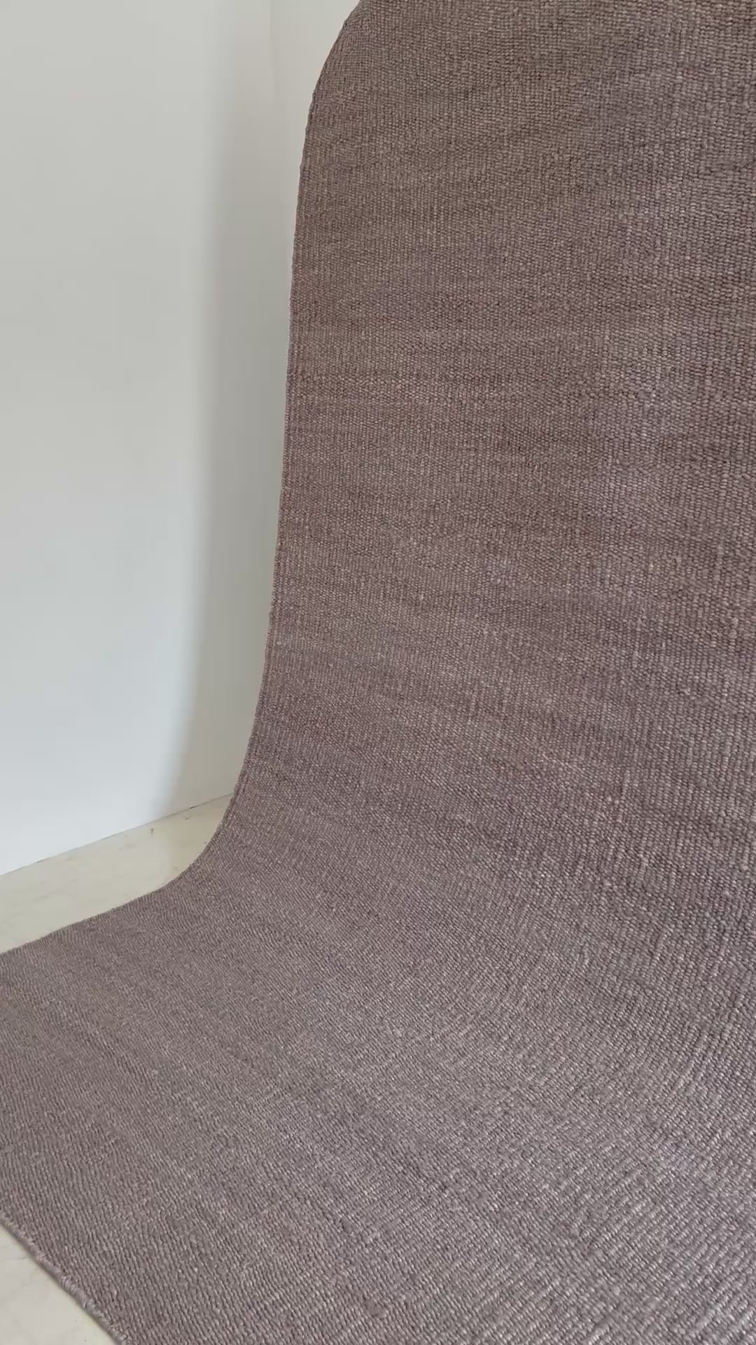 Soft grey jute rug, eco-friendly indoor rug - Tribe Rugs Collection