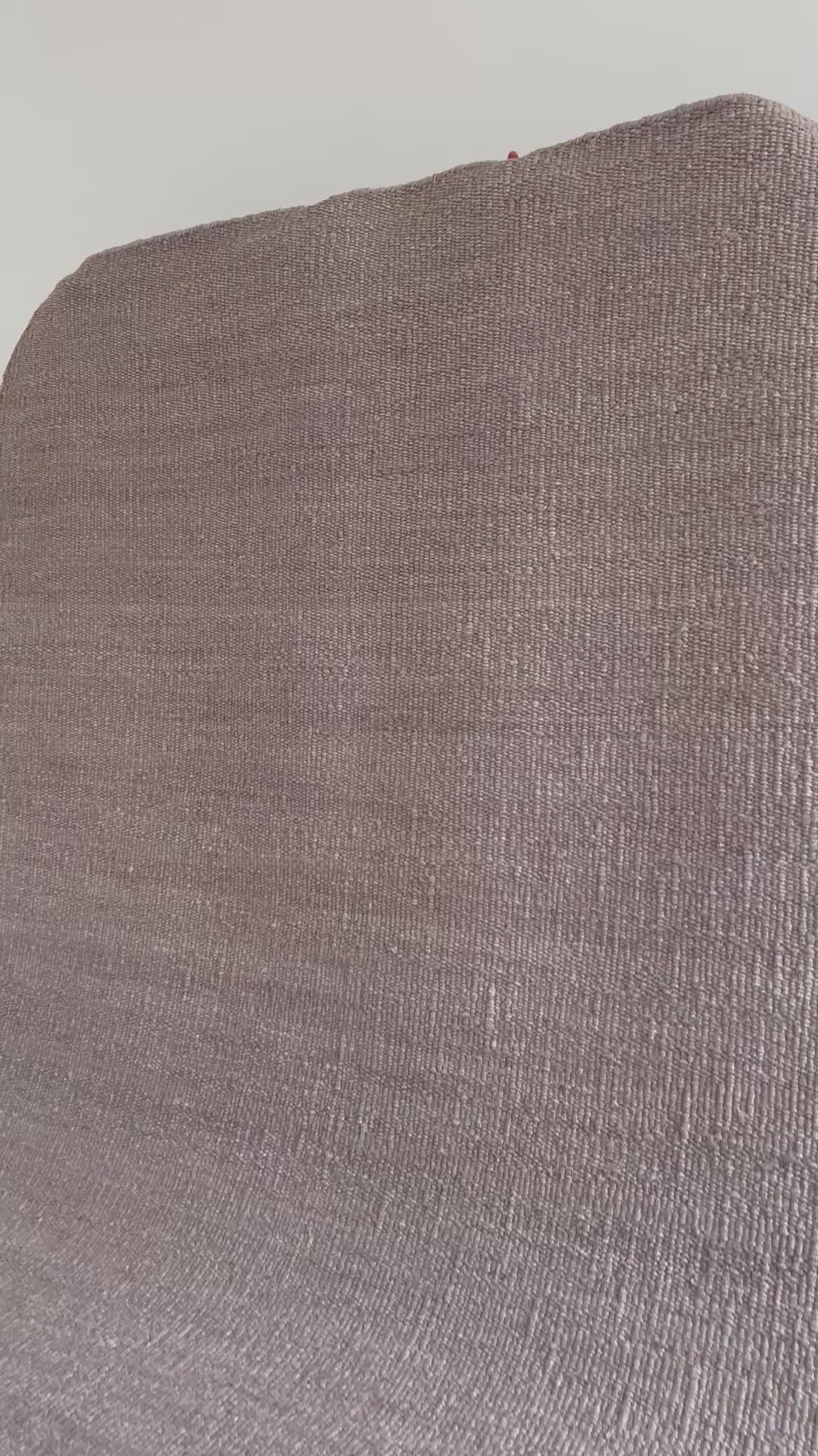 Soft grey jute rug, eco-friendly indoor rug - Tribe Rugs Collection