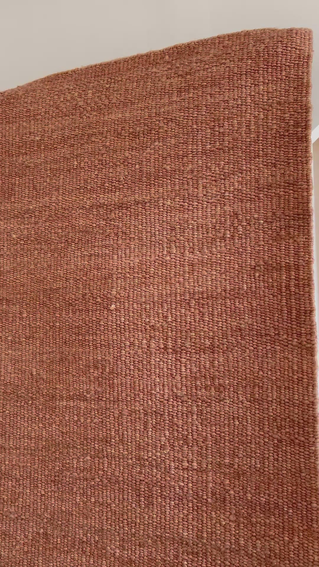 Rust jute rug – Canyon Oasis eco-friendly indoor rug - Tribe Rugs Collection