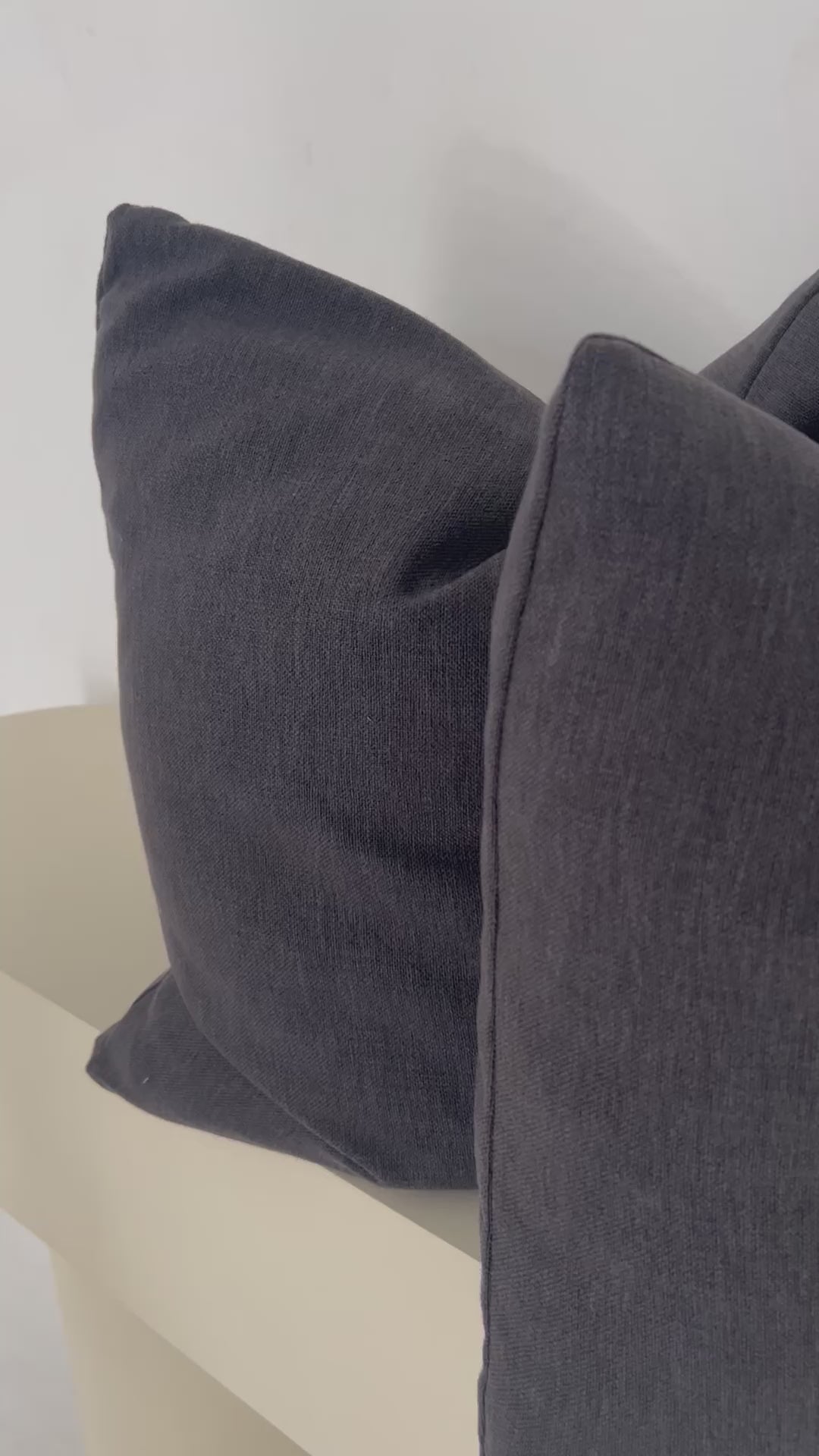 Charcoal Tribal Chic cushion in bold monochrome design.