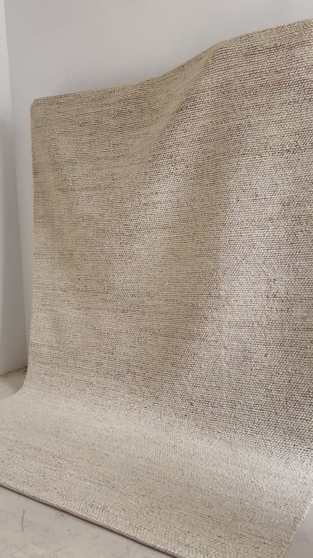 Ivory jute rug, sustainable indoor rug - Tribe Rugs Collection