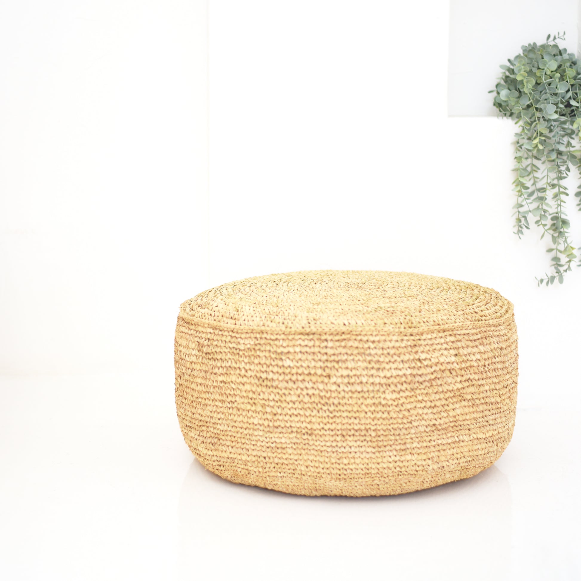 Handcrafted by Skilled Artisans, the Aya Pouf