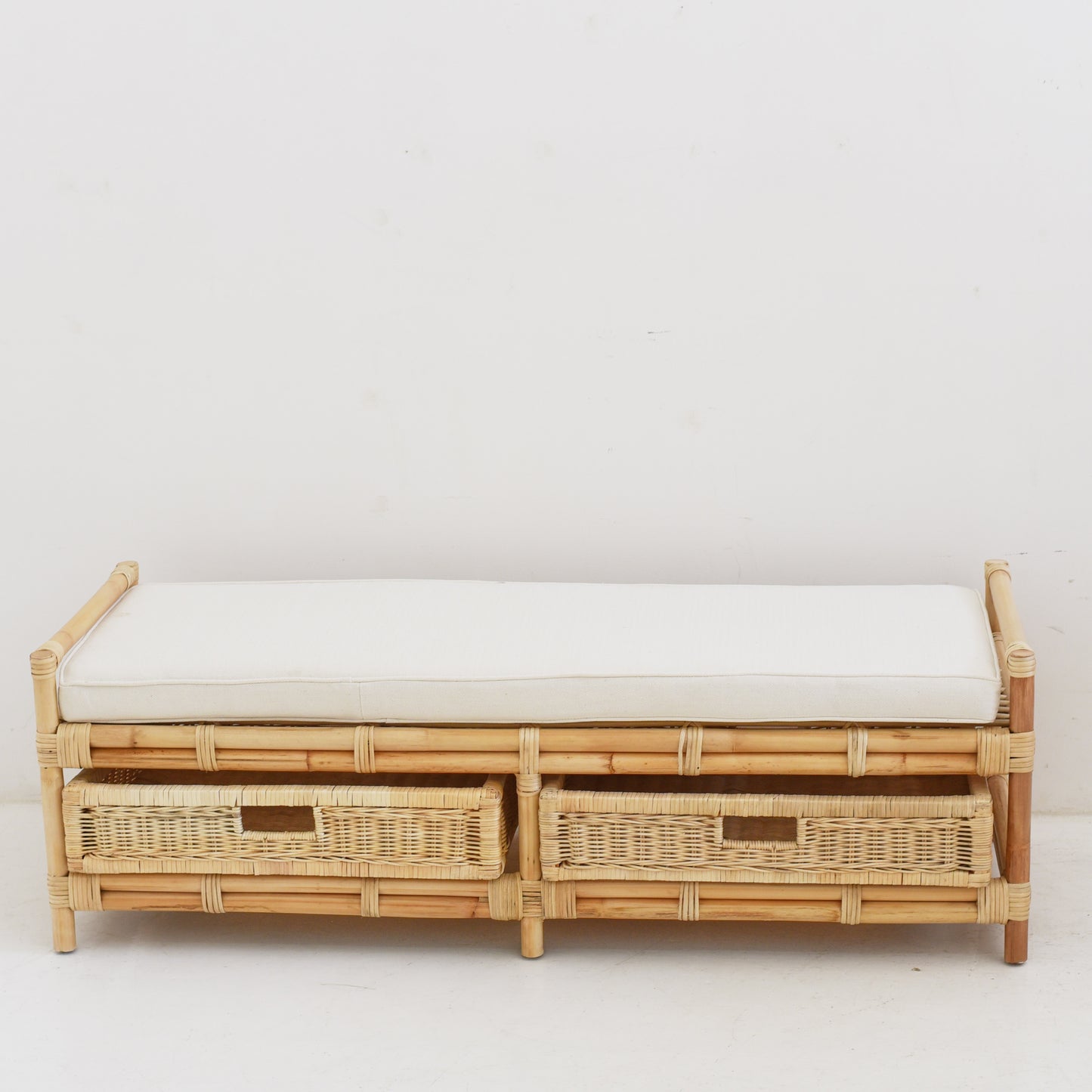 Handmade Bamboo and Rattan Storage Unit