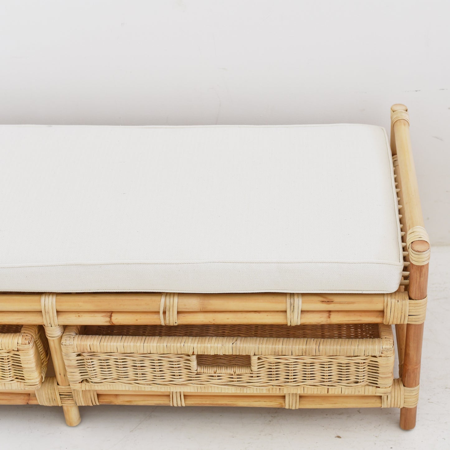 Handmade Bamboo and Rattan Storage Unit
