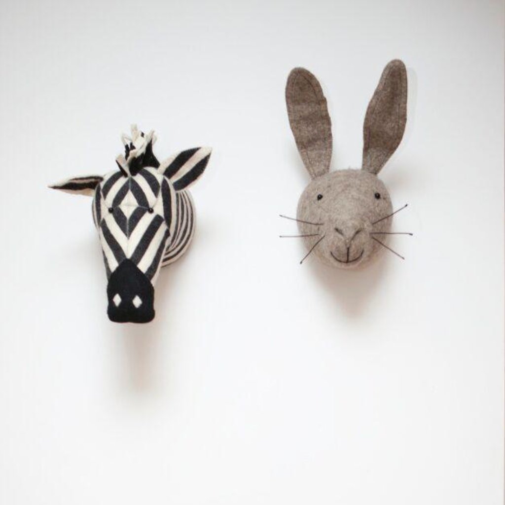 Zebra Large Head Wall Decor