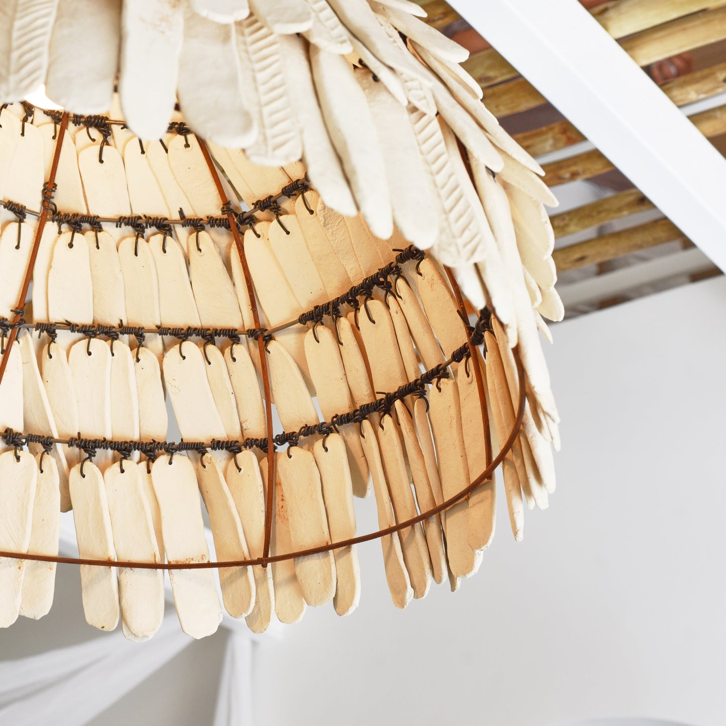 Clay Thatch Dome Light Shade - Tribe Dubai
