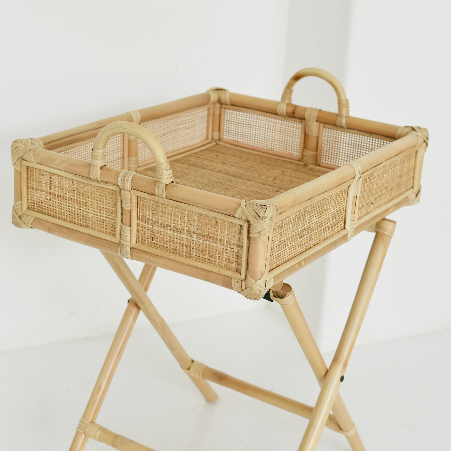 Classic Bamboo Tray with Stand