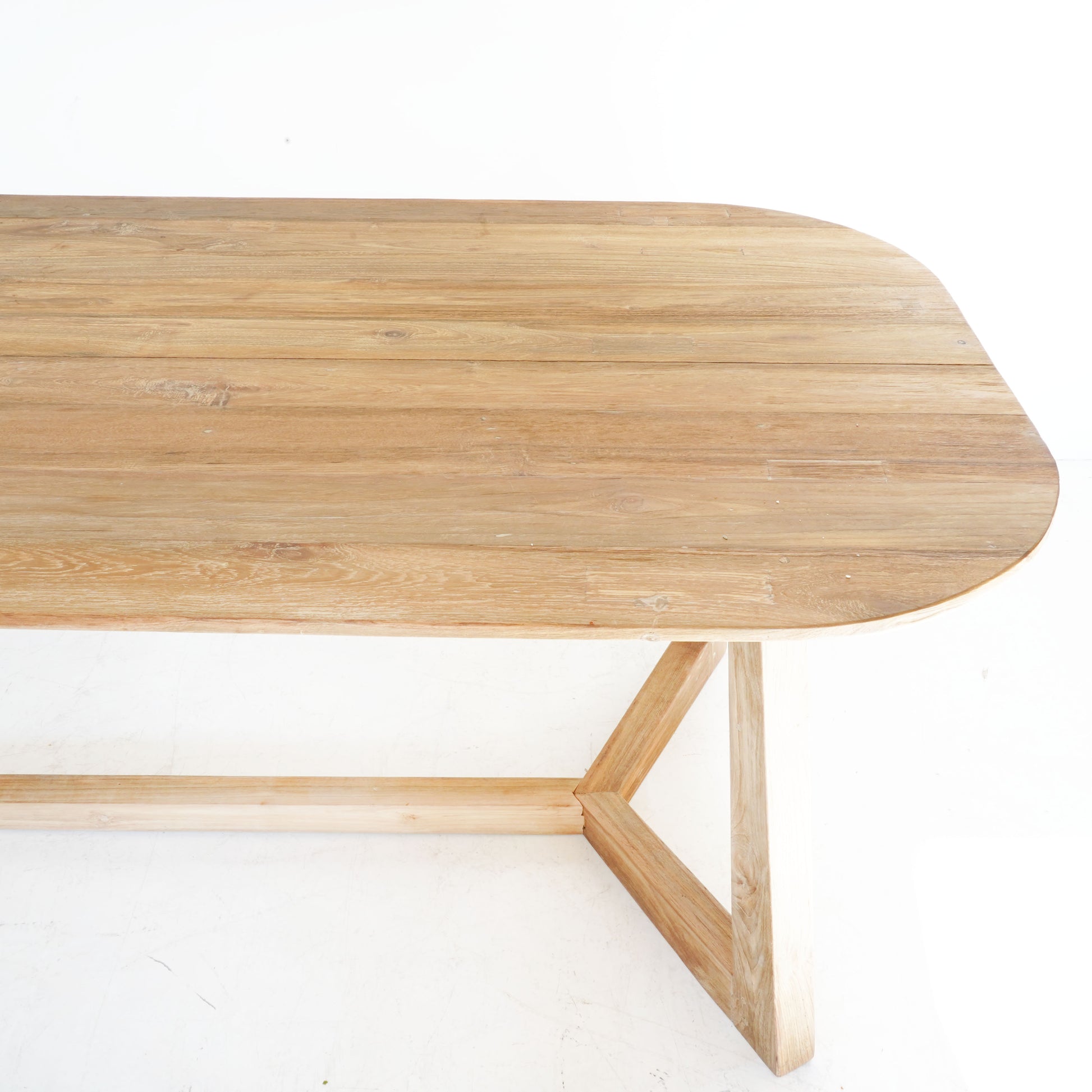 Handcrafted Thyra Reclaimed Wood Dining Table