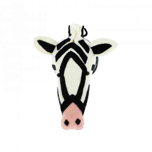 Zebra Semi with Pink Nose wall decor