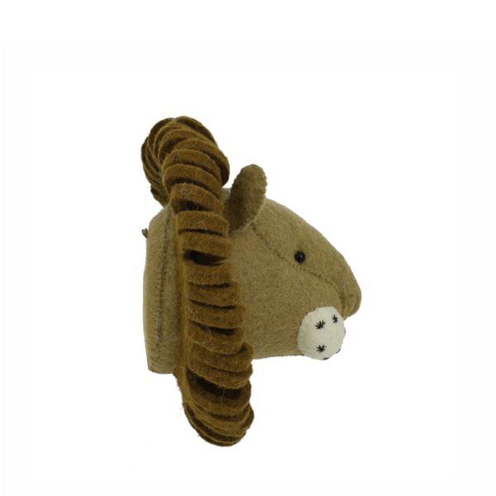 Lion Mini Head Wall Decor