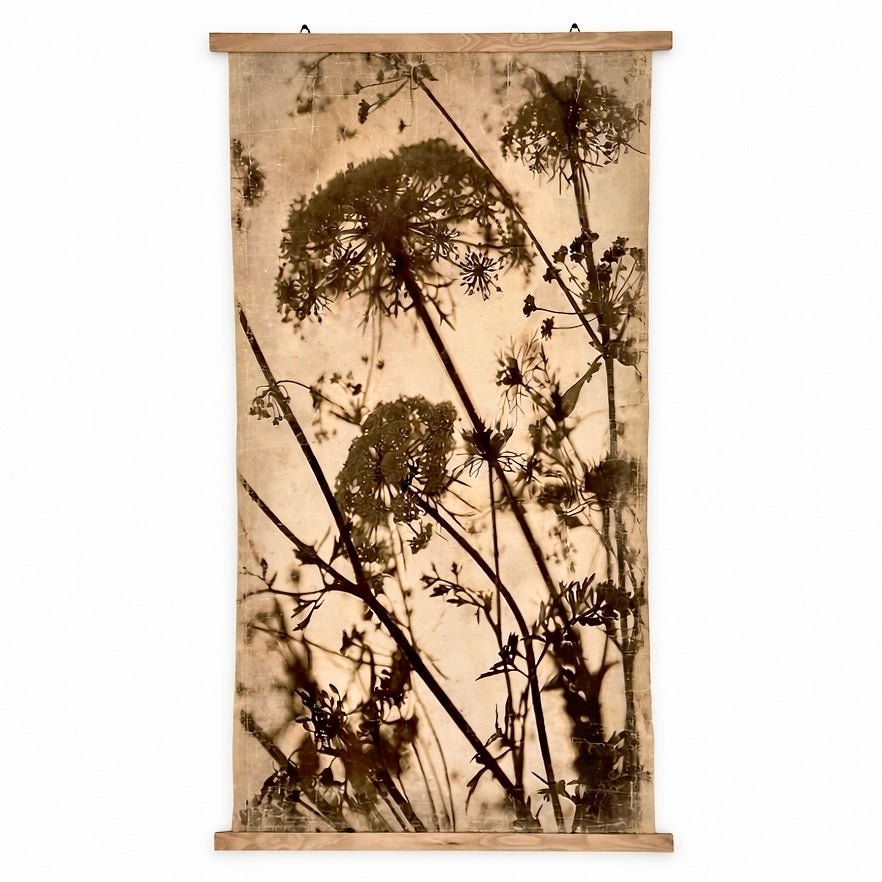 Luxe Banner Recycled Paper Print - Botanica Wild Carrots