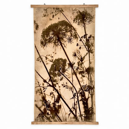 Luxe Banner Recycled Paper Print - Botanica Wild Carrots