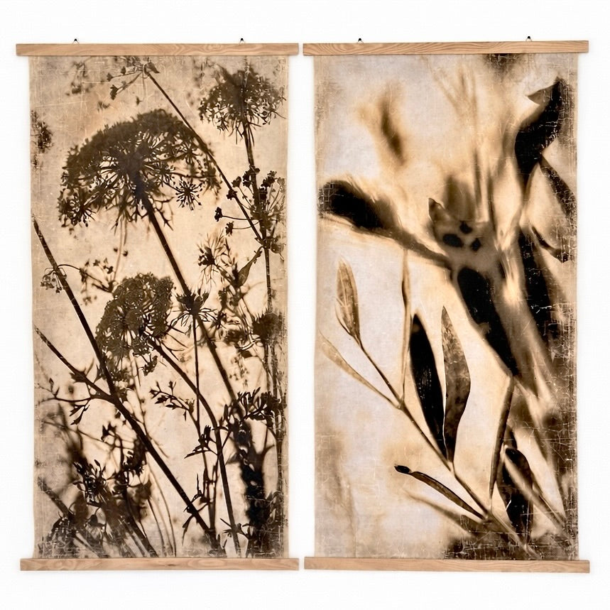 Luxe Banner Recycled Paper Print - Botanica Olivier