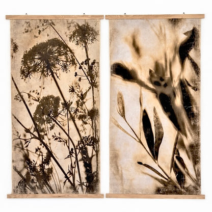 Luxe Banner Recycled Paper Print - Botanica Wild Carrots