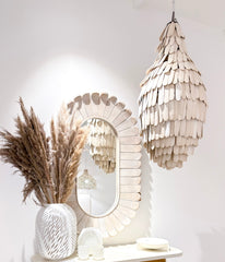 Clay Leaf Pod Light