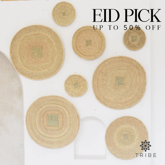 TongaBinga Plates, Neutral - Wall Decorations