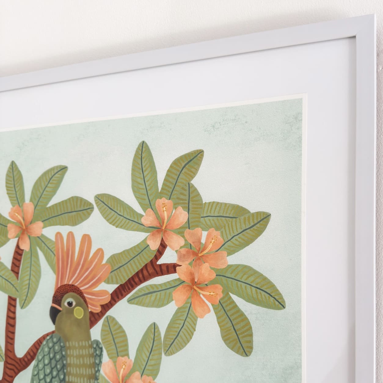 KARINA JAMBRAK - Parrot in Hibiscus Tree