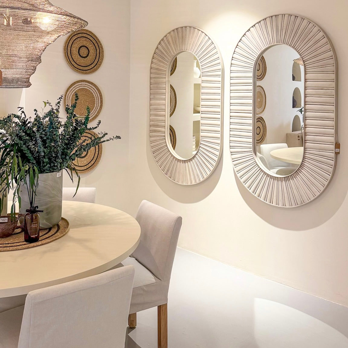 Alchemy Collection- Aurum Striped Mirror
