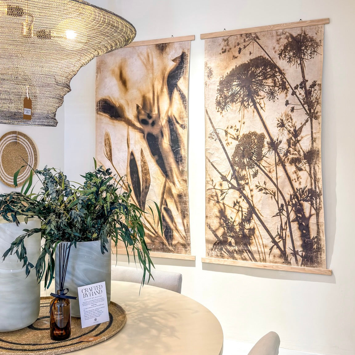 Luxe Banner Recycled Paper Print - Botanica Wild Carrots