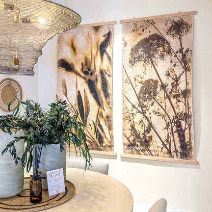 Luxe Banner Recycled Paper Print - Botanica Wild Carrots