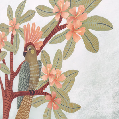 KARINA JAMBRAK - Parrot in Hibiscus Tree