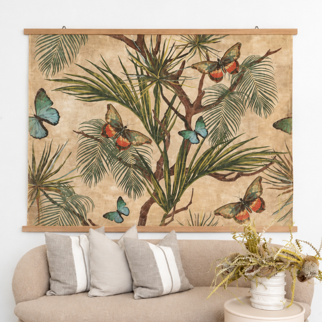 Luxe Banner Recycled Paper Print - Butterfly