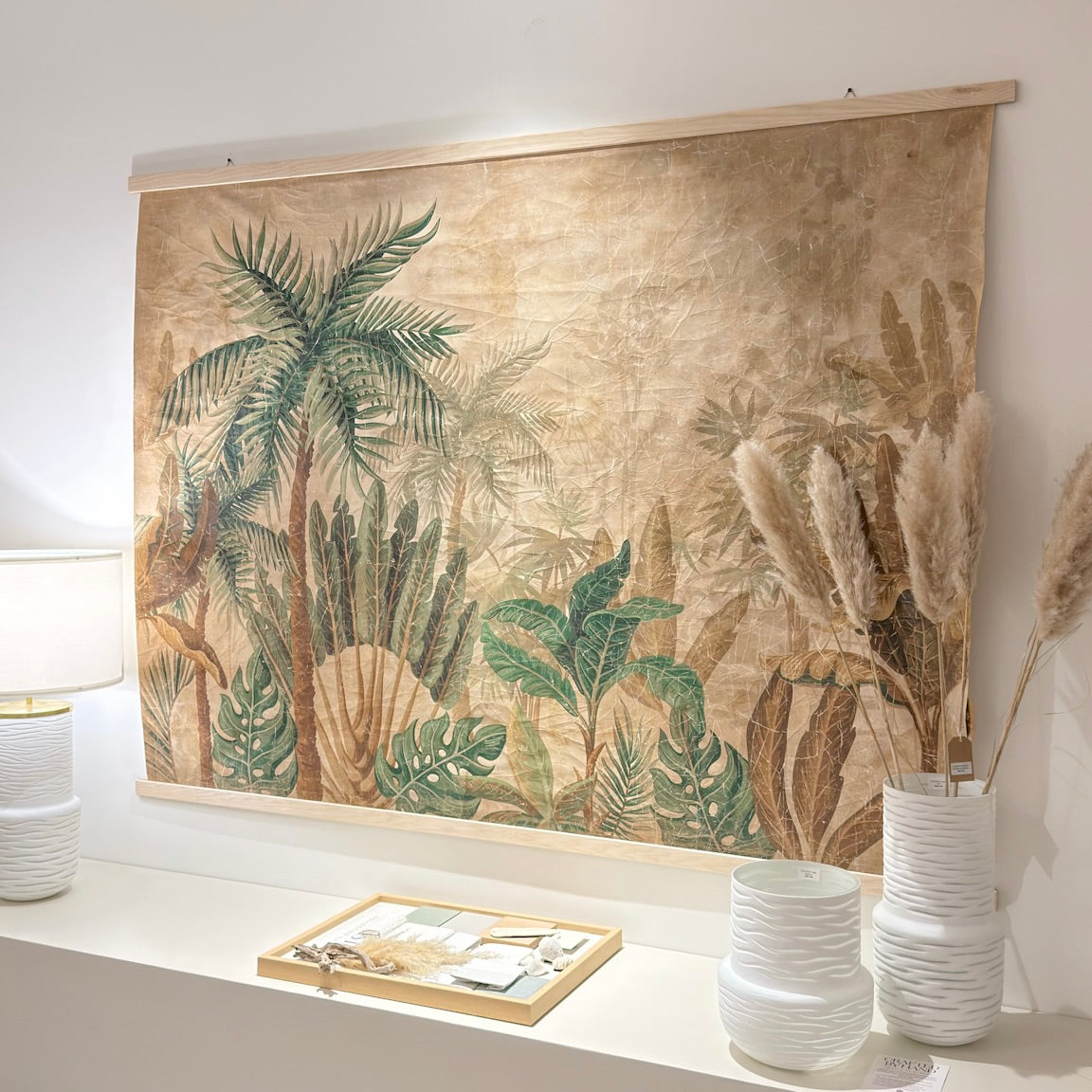 Luxe Banner Recycled Paper Print - Tropical