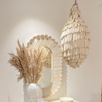 Clay Leaf Pod Light