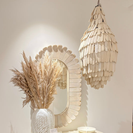 Clay Leaf Pod Light