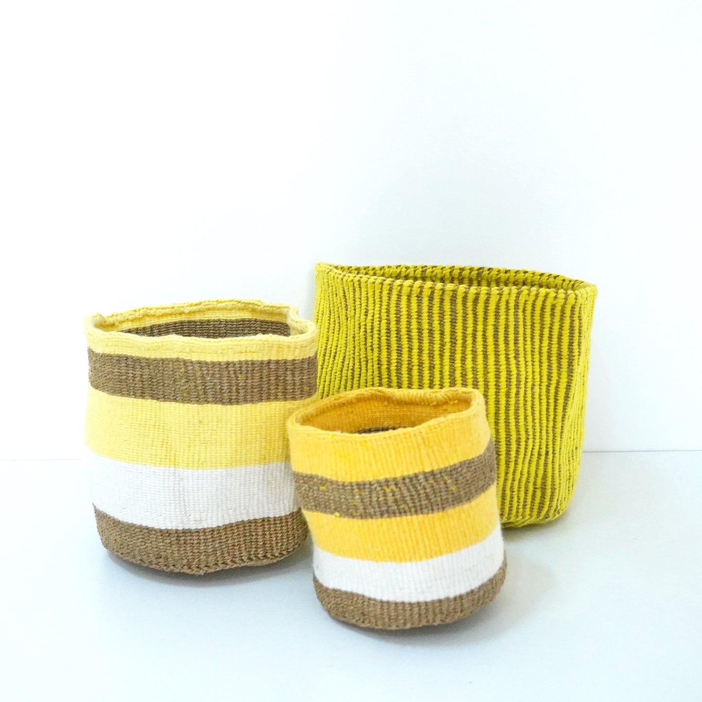 Sisal and Wool Collection - Amari Basket