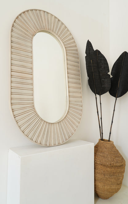 Alchemy Collection- Aurum Striped Mirror
