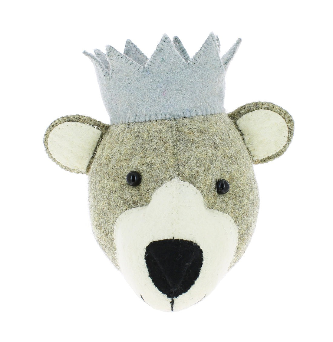 Bear Mini Blue Crown Wall Decor