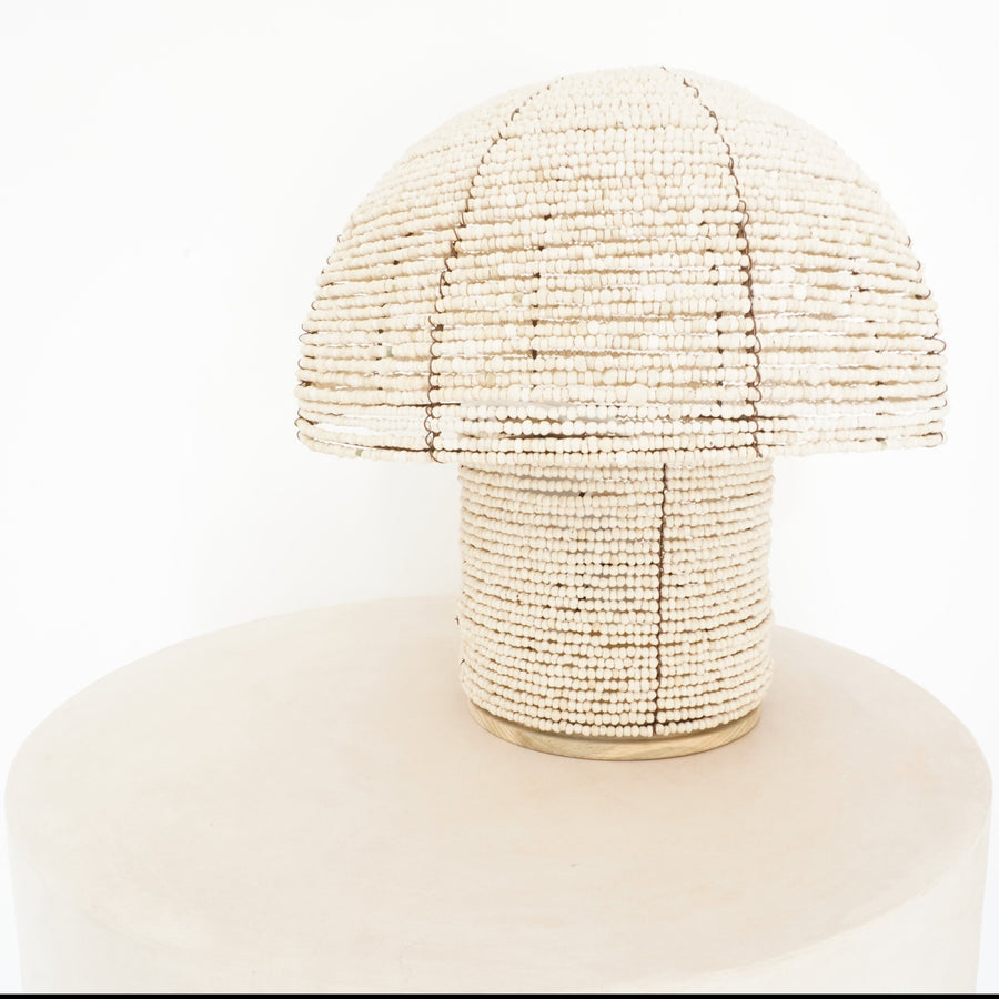 Mushroom Clay Bead Table Lamp