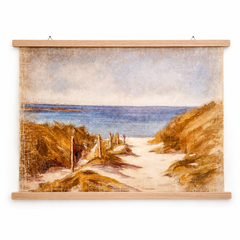Luxe Banner Recycled Paper Print - Dunes of Finistère