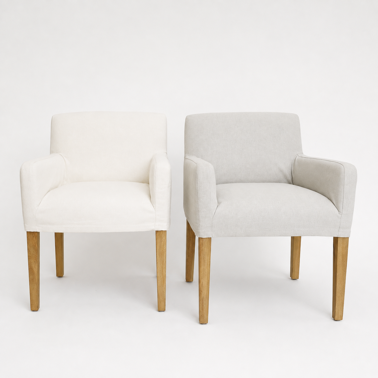 Signature Linen - Dining Chair with Arm