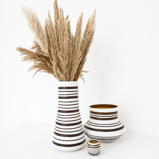 Molten Collection - Zebra Vase